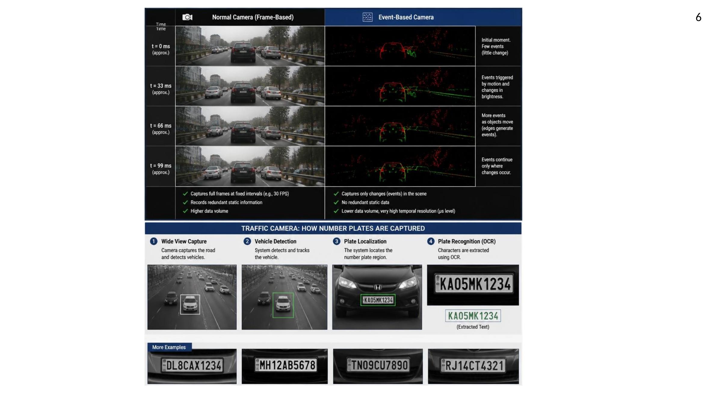 Slide 6: Frame vs event capture over time