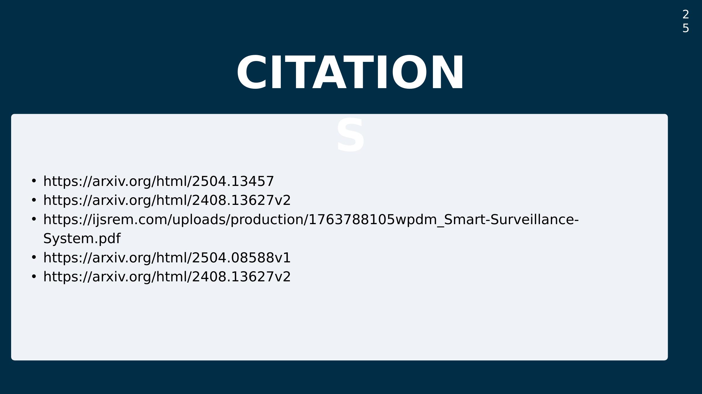 Slide 25: Citations